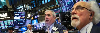 米国株暴落に驚くトレーダー