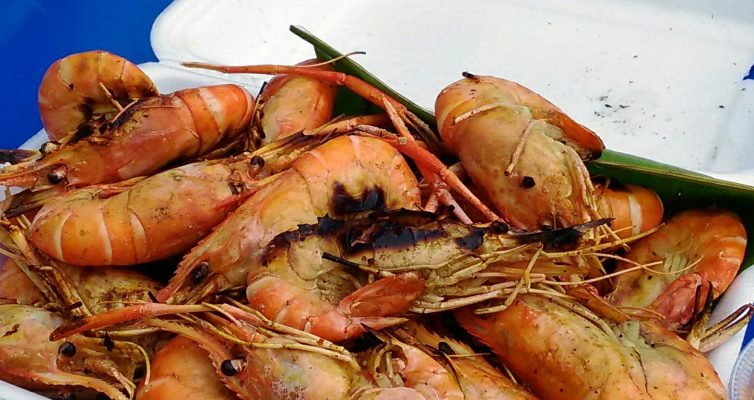 タイの焼きエビ