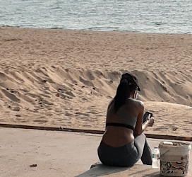 海の家が撤去されたパタヤビーチ:kabutotai.net